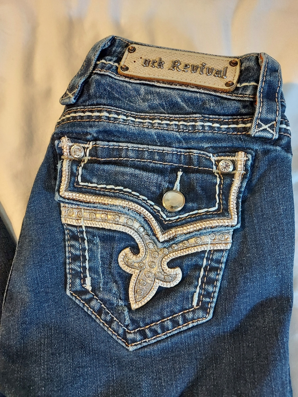 Rock Revival Kai Bootcut Stretch Jeans E8322B60L Size 27 - Picture 12 of 12